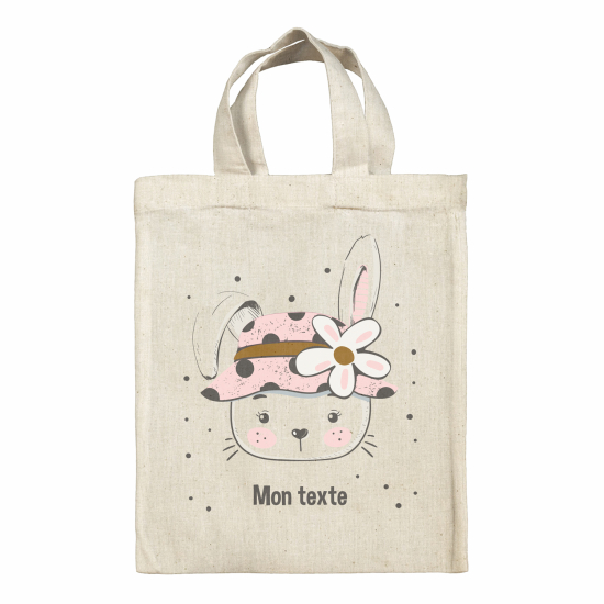 Personalized tote bag for kids - Rabbit