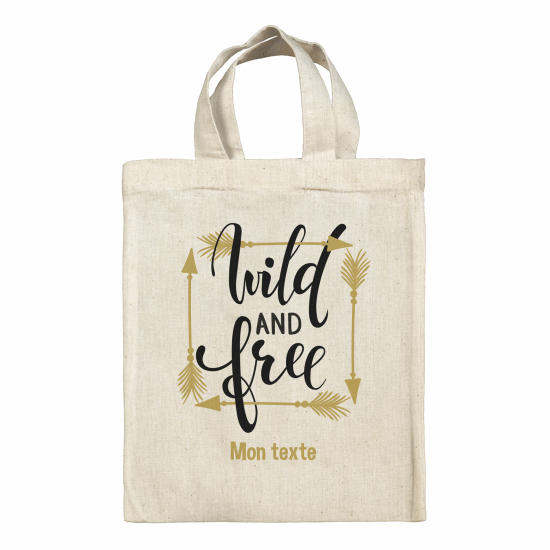 Personalized tote bag for kids - Wild & free