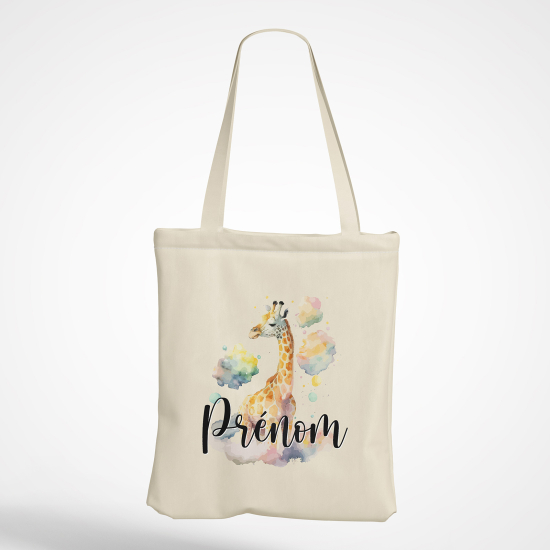 Personalized Tote Bag - Giraffe