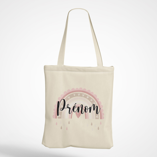 Personalized Tote Bag - Rainbow