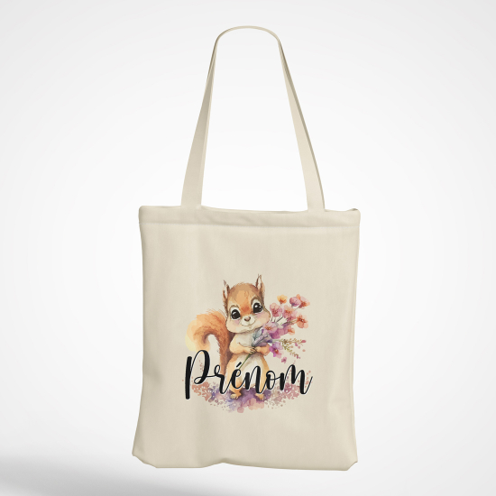 Personalized Tote Bag - Squirrel