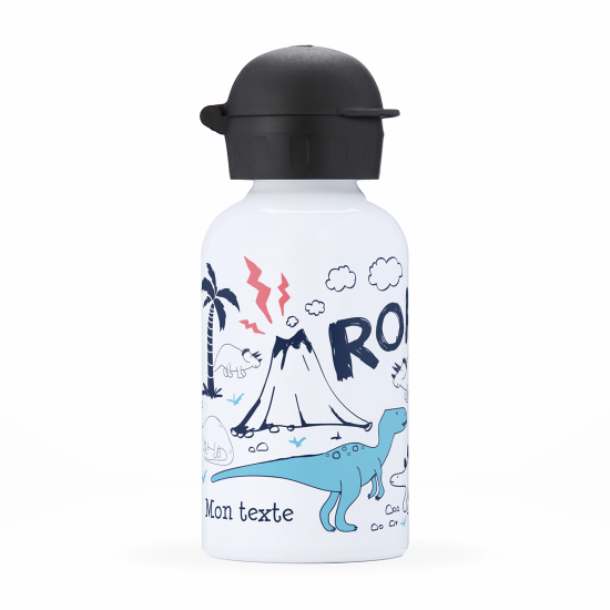 Personalized water bottle for kids - Dinosaurs