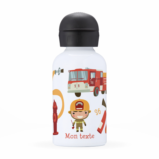 Personalized water bottle for kids - Firefighters