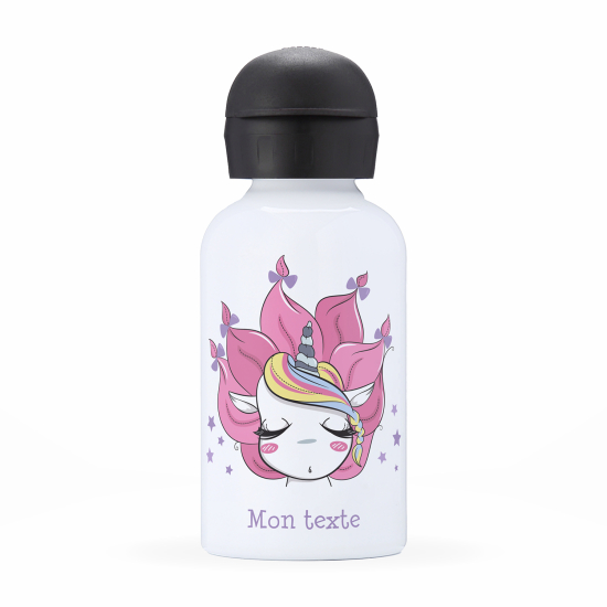 Personalized water bottle for kids - Unicorn