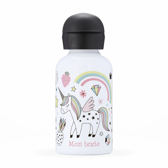 Personalized water bottle for kids - Unicorn