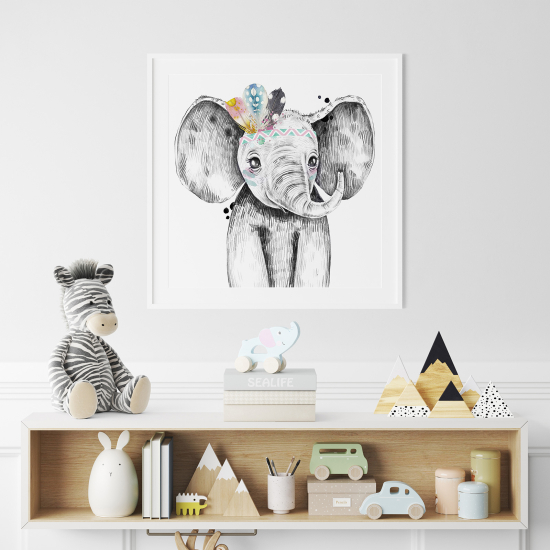 Poster for Kids - Elephant