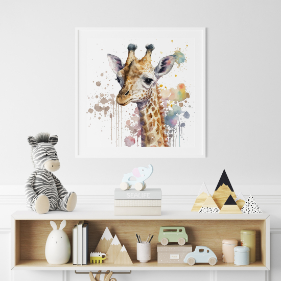 Poster for Kids - Giraffe