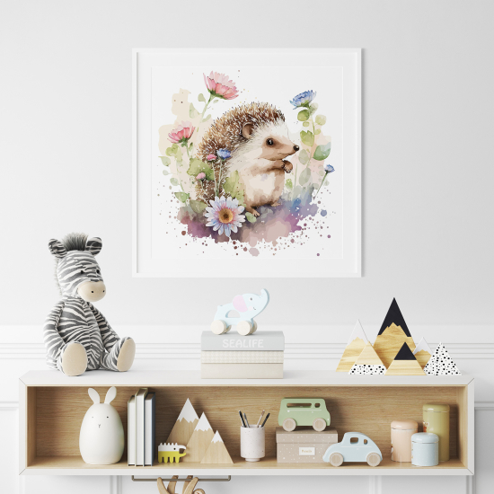 Poster for Kids - Hedgehog