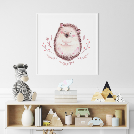 Poster for Kids - Hedgehog