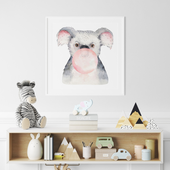 Poster for Kids - Koala bubble