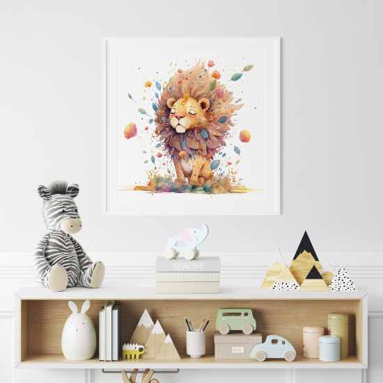 Poster for Kids - Lion