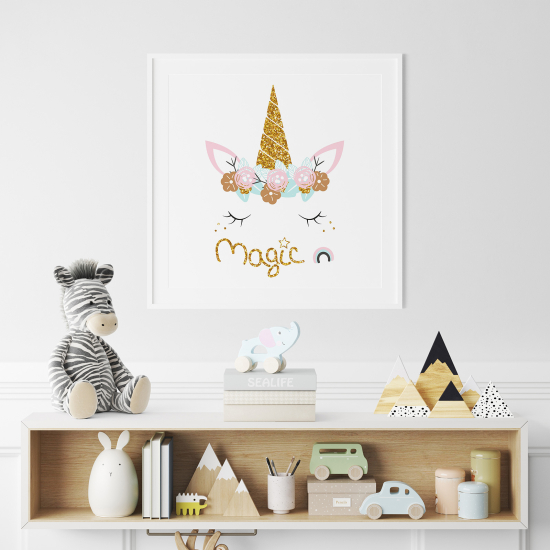 Poster for Kids - Magic Unicorn