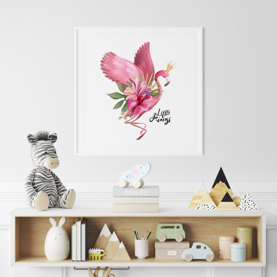 Poster for Kids - Pink Flamingo