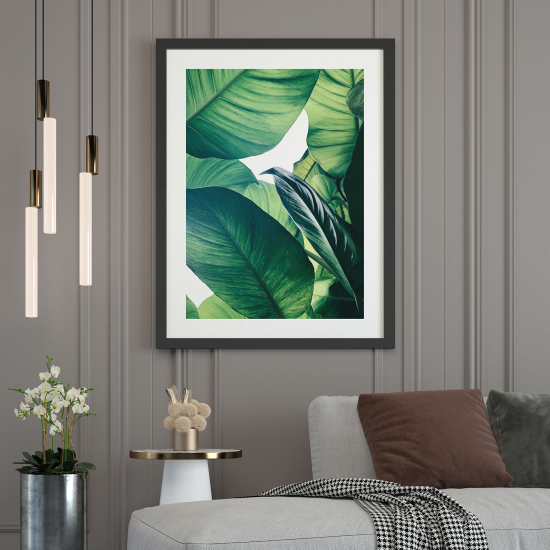 Poster - Green leaves