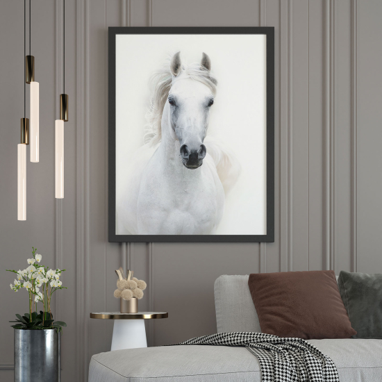 Poster - White horse