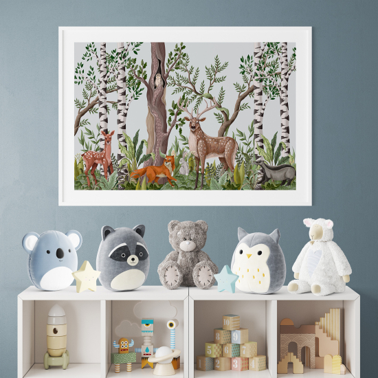 Posters for Kids - Forest Animals