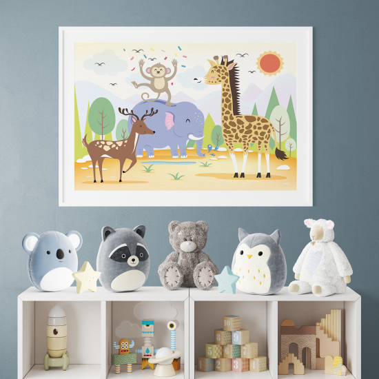 Posters for Kids - Jungle animals