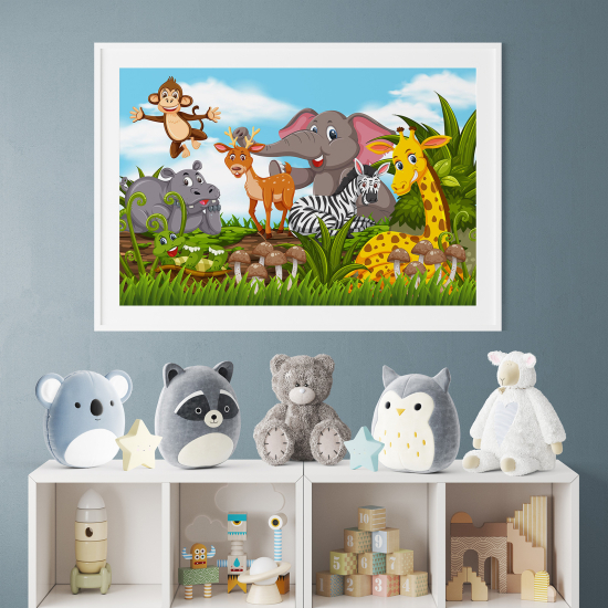 Posters for Kids - Jungle animals