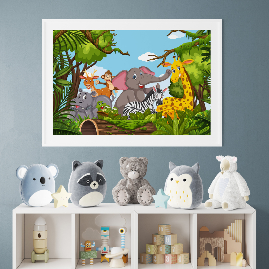 Posters for Kids - Jungle animals