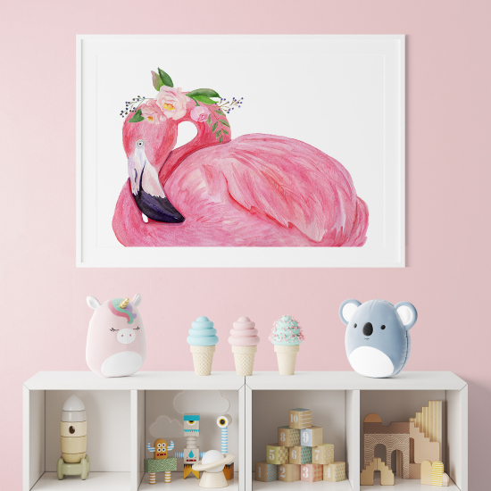 Posters for Kids - Pink flamingo