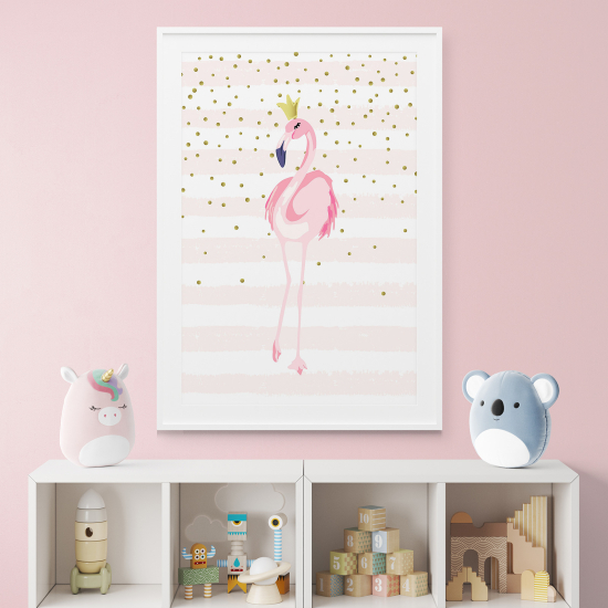 Posters for Kids - Pink flamingo