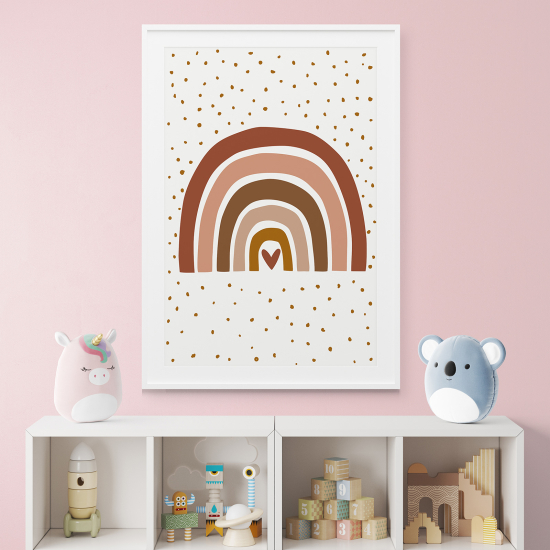 Posters for Kids - Rainbow heart