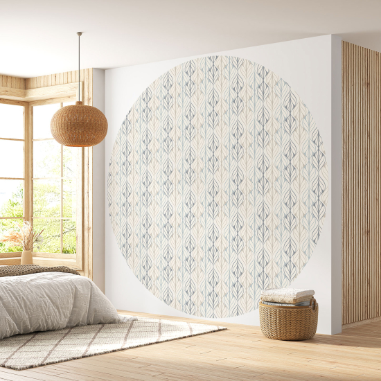 Round / Circle Wall Mural - Wallpaper - Abstract