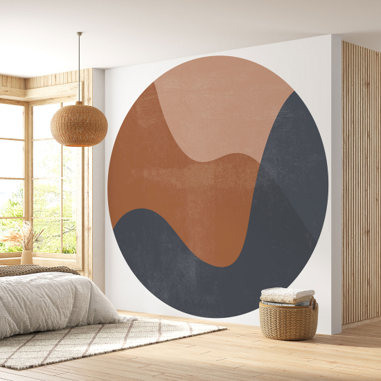 Round / Circle Wall Mural - Wallpaper - Abstract