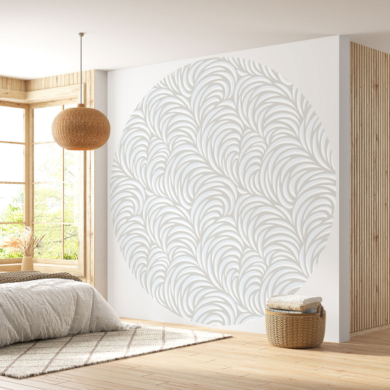 Round / Circle Wall Mural - Wallpaper - Design