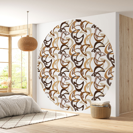 Round / Circle Wall Mural - Wallpaper - Design