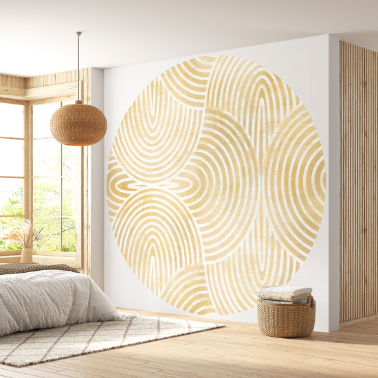 Round / Circle Wall Mural - Wallpaper - Design