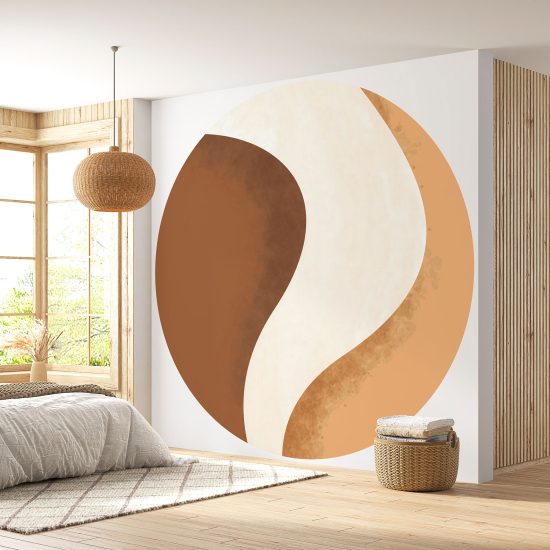 Round / Circle Wall Mural - Wallpaper - Design