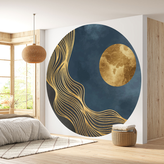 Round / Circle Wall Mural - Wallpaper - Design