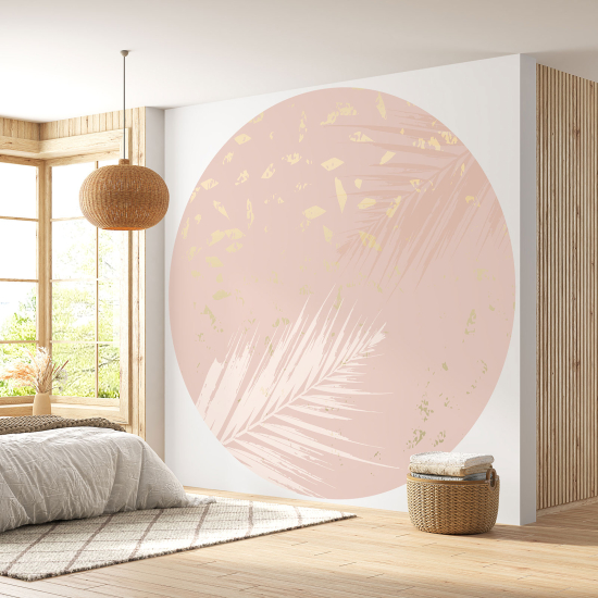 Round / Circle Wall Mural - Wallpaper - Design