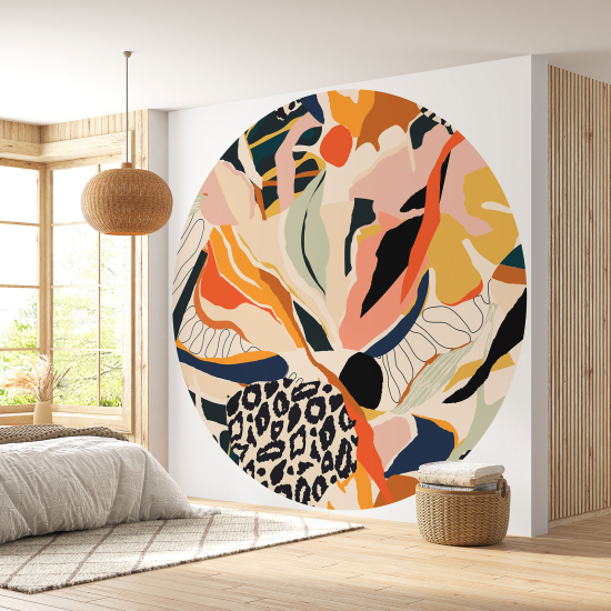 Round / Circle Wall Mural - Wallpaper - Design