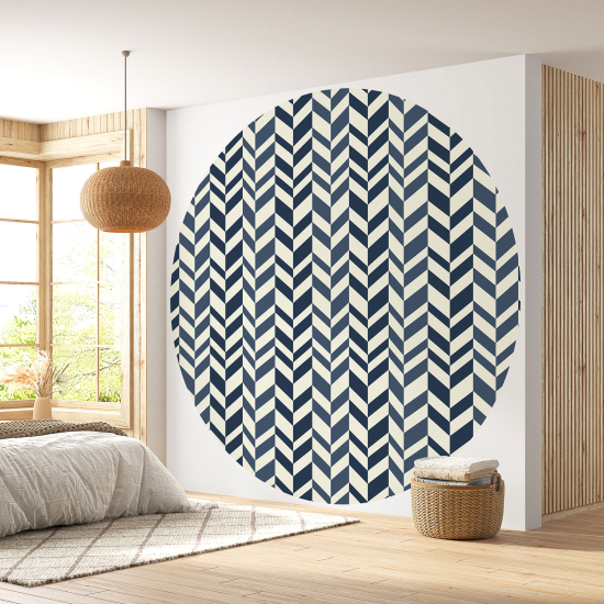 Round / Circle Wall Mural - Wallpaper - Geometric pattern