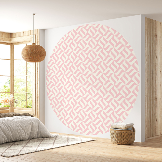 Round / Circle Wall Mural - Wallpaper - Geometric pattern