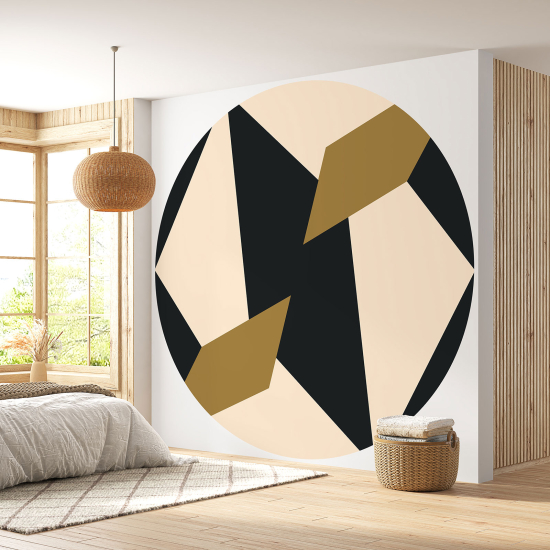 Round / Circle Wall Mural - Wallpaper - Geometric pattern