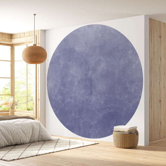 Round / Circle Wall Mural - Wallpaper - Trendy Color