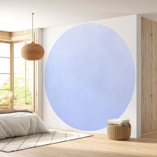 Round / Circle Wall Mural - Wallpaper - Trendy Color