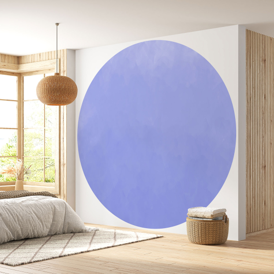 Round / Circle Wall Mural - Wallpaper - Trendy Color