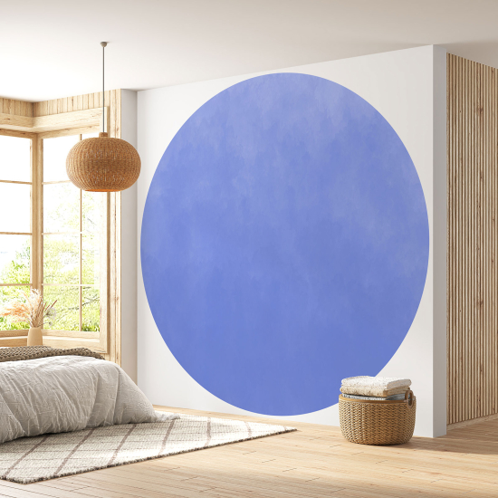 Round / Circle Wall Mural - Wallpaper - Trendy Color