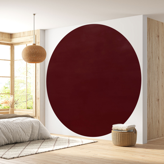 Round / Circle Wall Mural - Wallpaper - Trendy Color