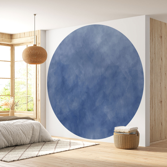 Round / Circle Wall Mural - Wallpaper - Trendy Color