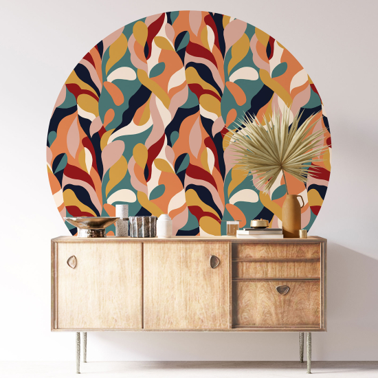 Round / Circle Wall Sticker - Abstract