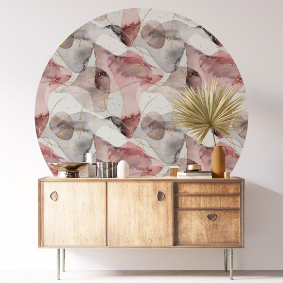 Round / Circle Wall Sticker - Abstract