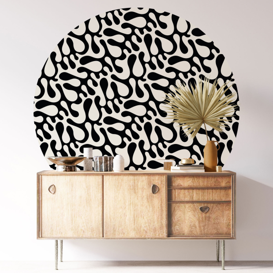 Round / Circle Wall Sticker - Abstract