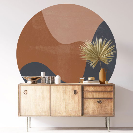 Round / Circle Wall Sticker - Boho