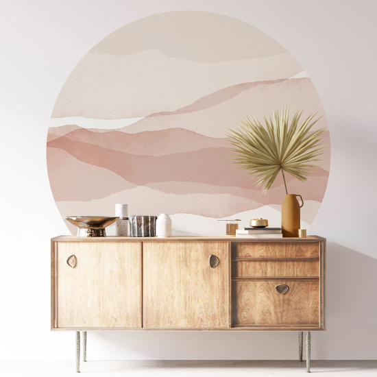 Round / Circle Wall Sticker - Boho