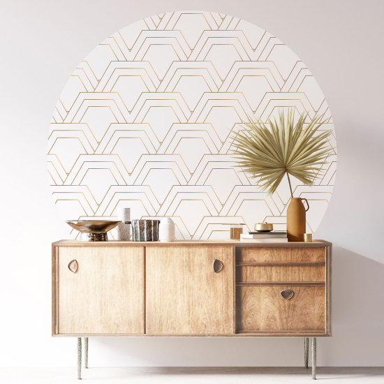 Round / Circle Wall Sticker - Design